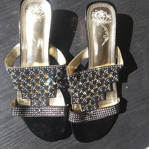 Womens rhinestone sandles